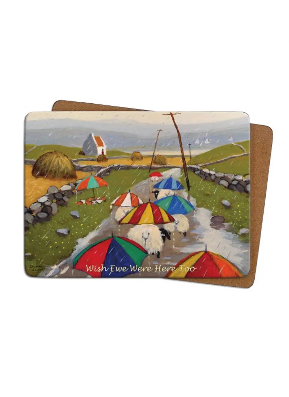 Wish Ewe Were Here Too Placemats Set of 4