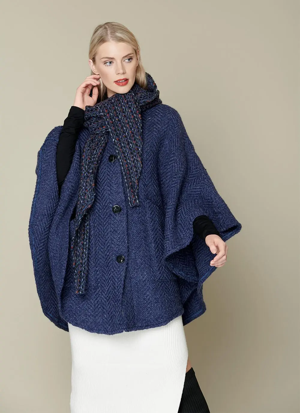 Tina Hooded Cape