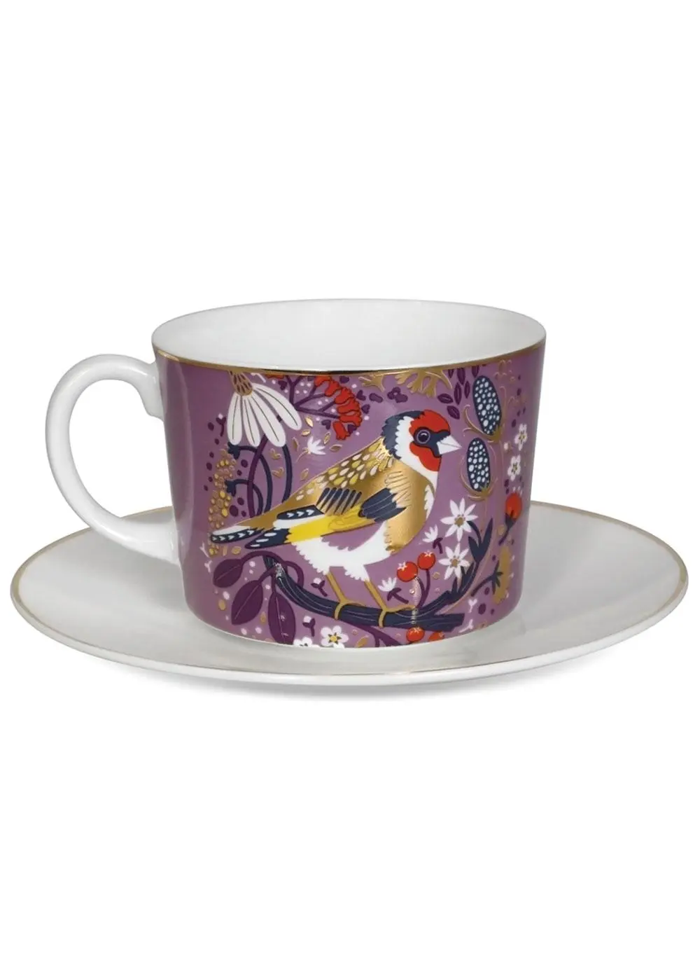 Birdy Set of 2 Goldfinch & Bullfinch Cappuccino Cups