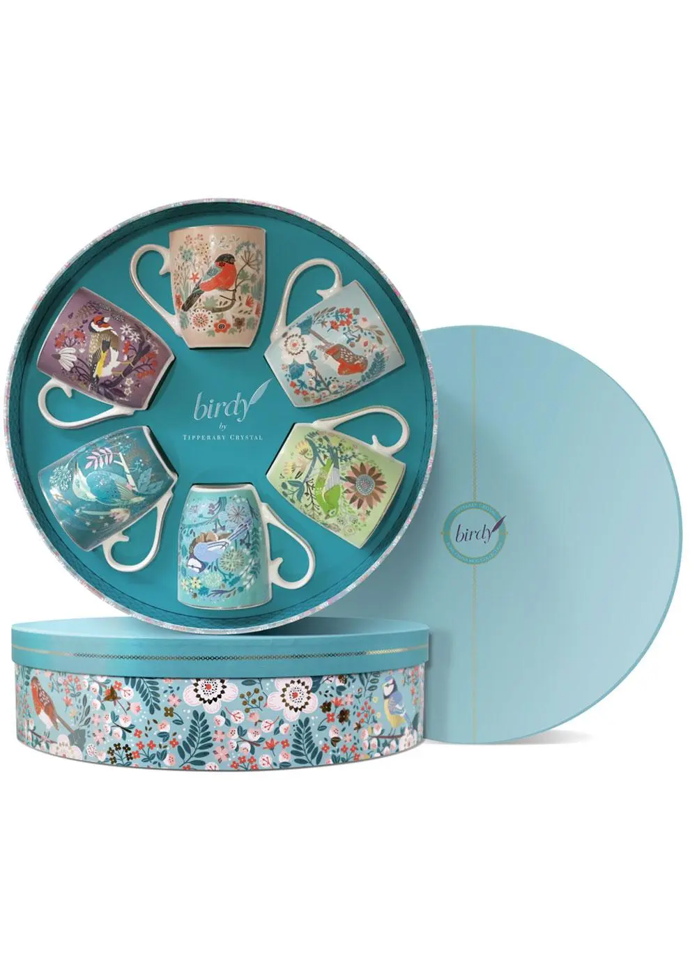 Birdy Set of 6 Mugs Gift Box