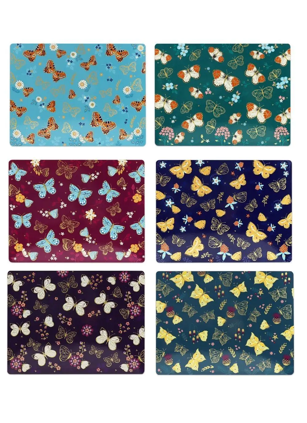 Butterfly Placemats Set of 6