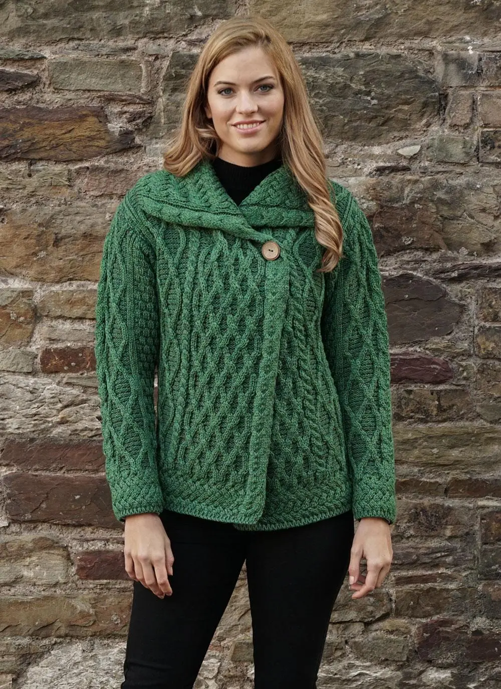 Trellis Plaited Cardigan