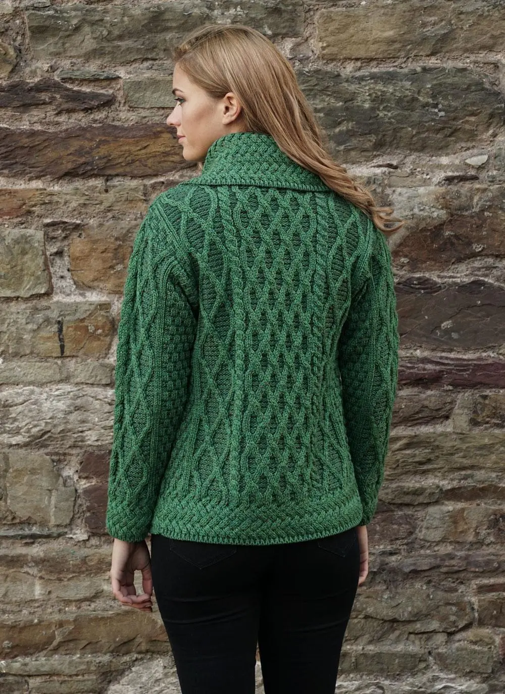 Trellis Plaited Cardigan