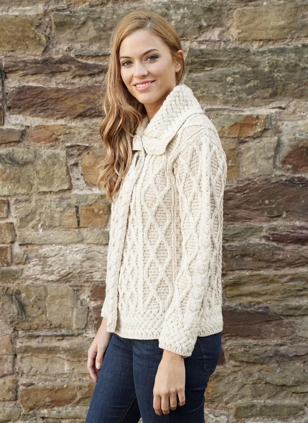 Trellis Plaited Cardigan