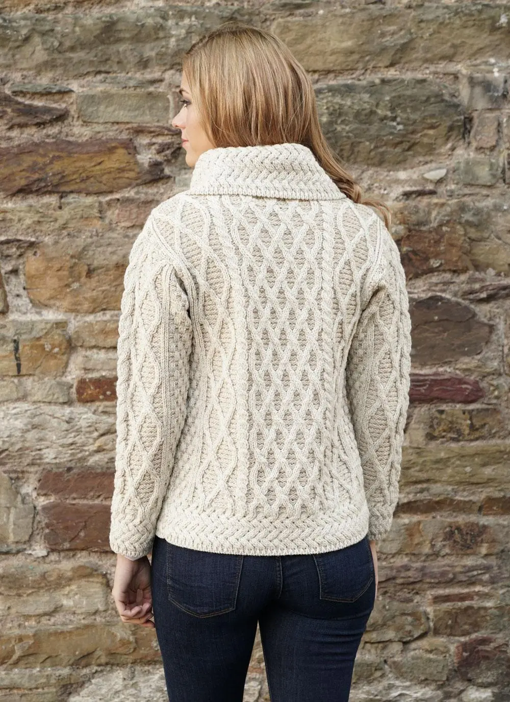 Trellis Plaited Cardigan