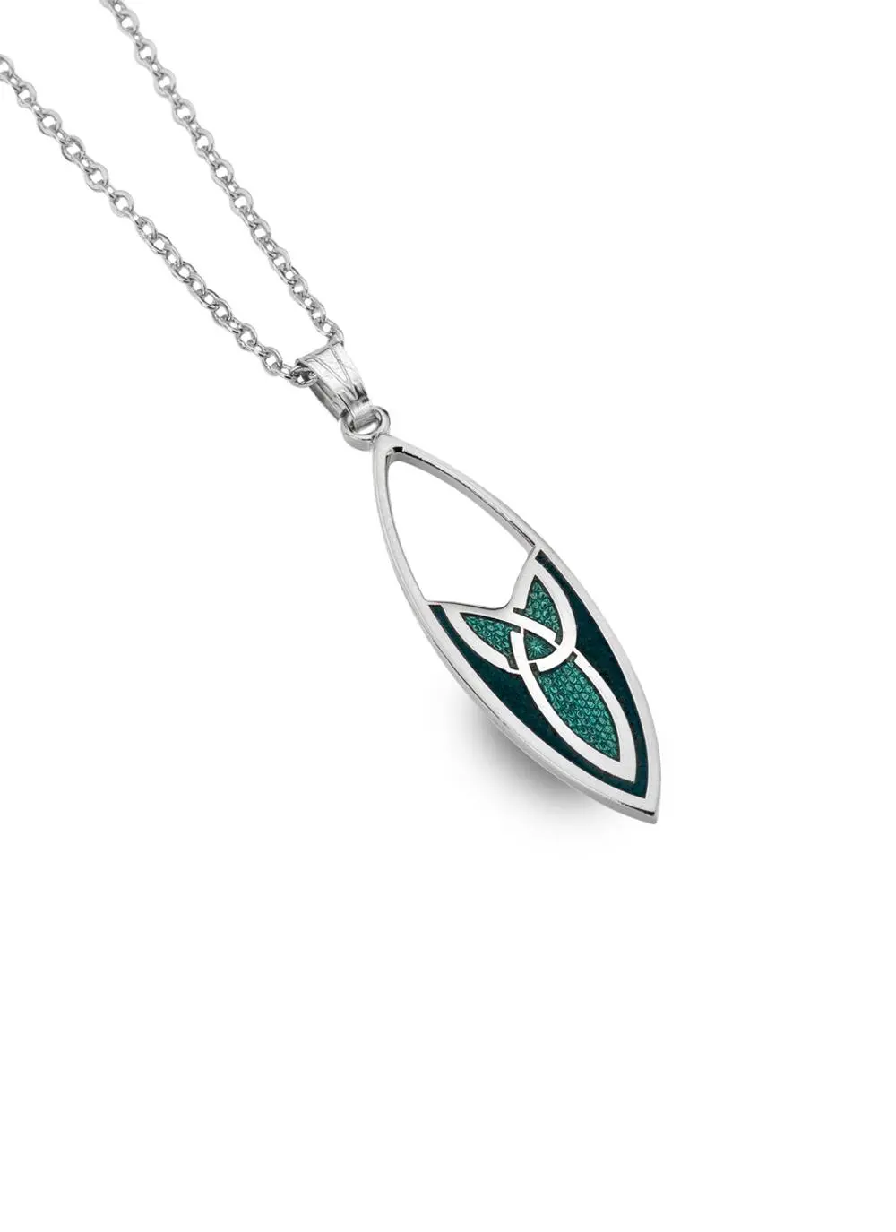 Trinity Knot Oval Pendant