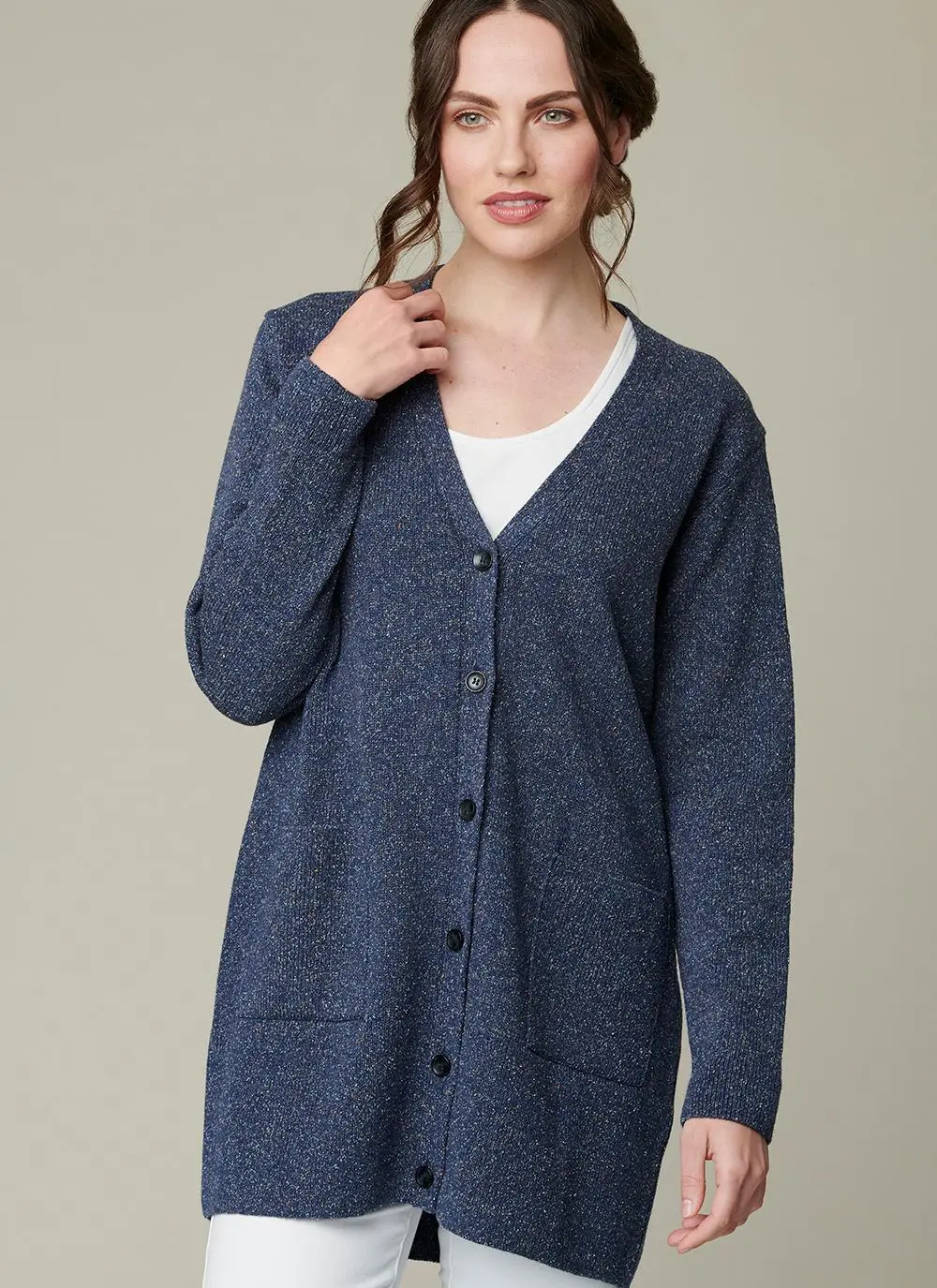 Tweed Boyfriend Cardigan