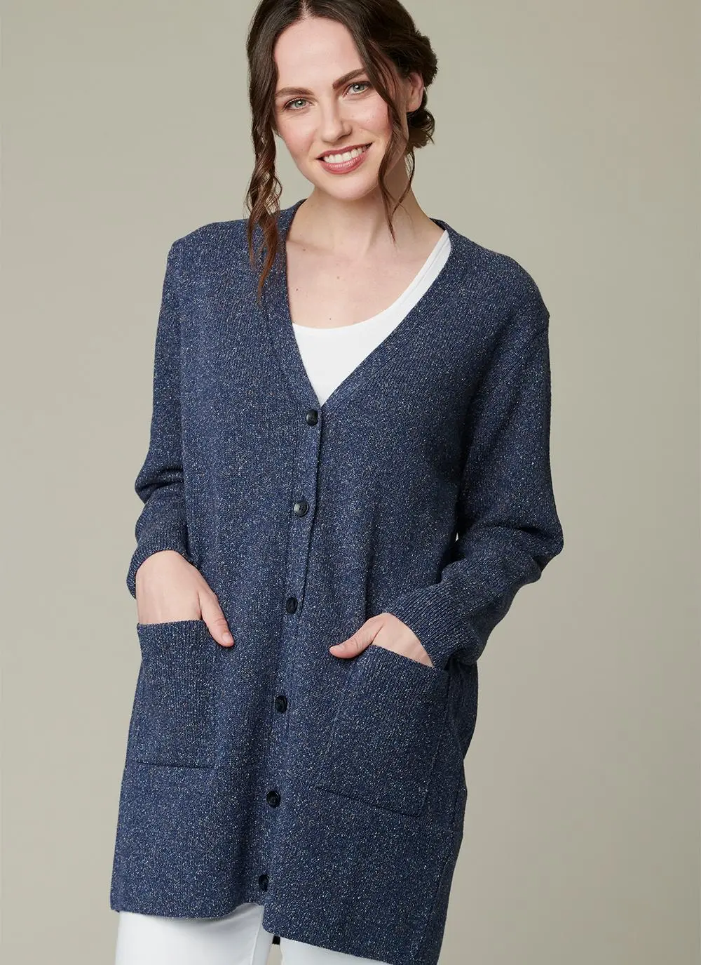 Tweed Boyfriend Cardigan