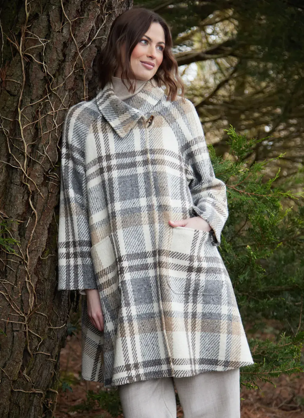 Tweed Toggle Coat