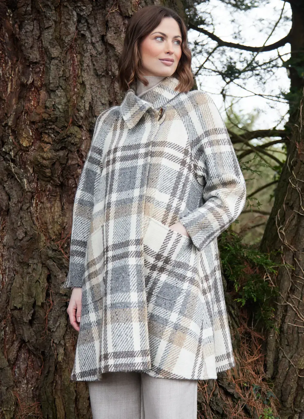 Tweed Toggle Coat