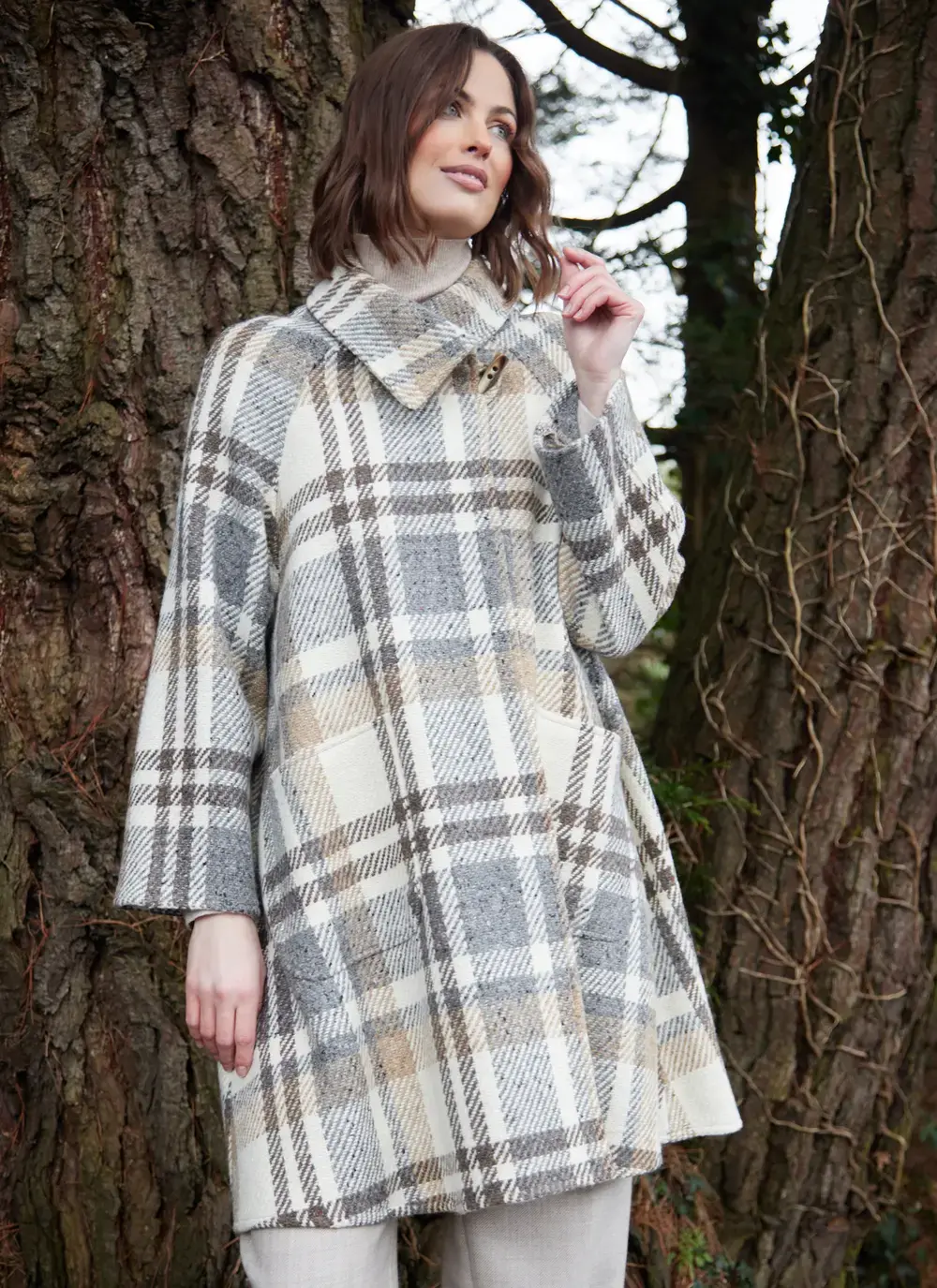 Tweed Toggle Coat