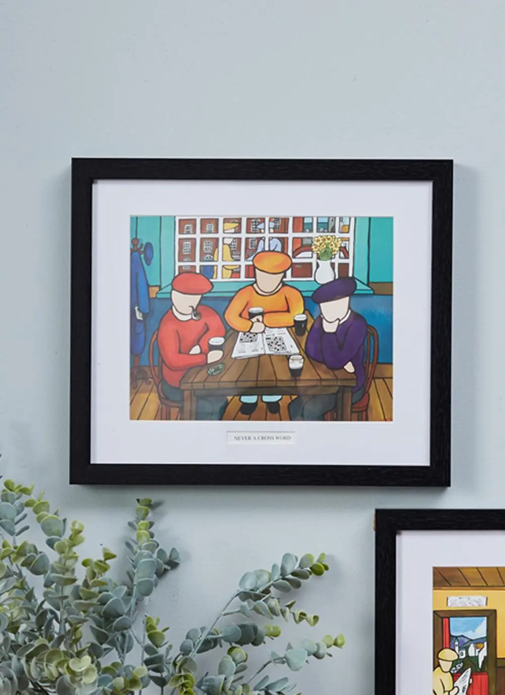 Never A Cross Word Framed Print