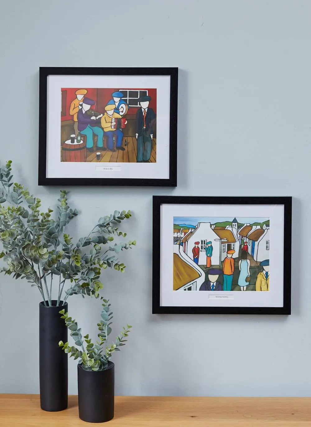 Solo Jig Framed Print