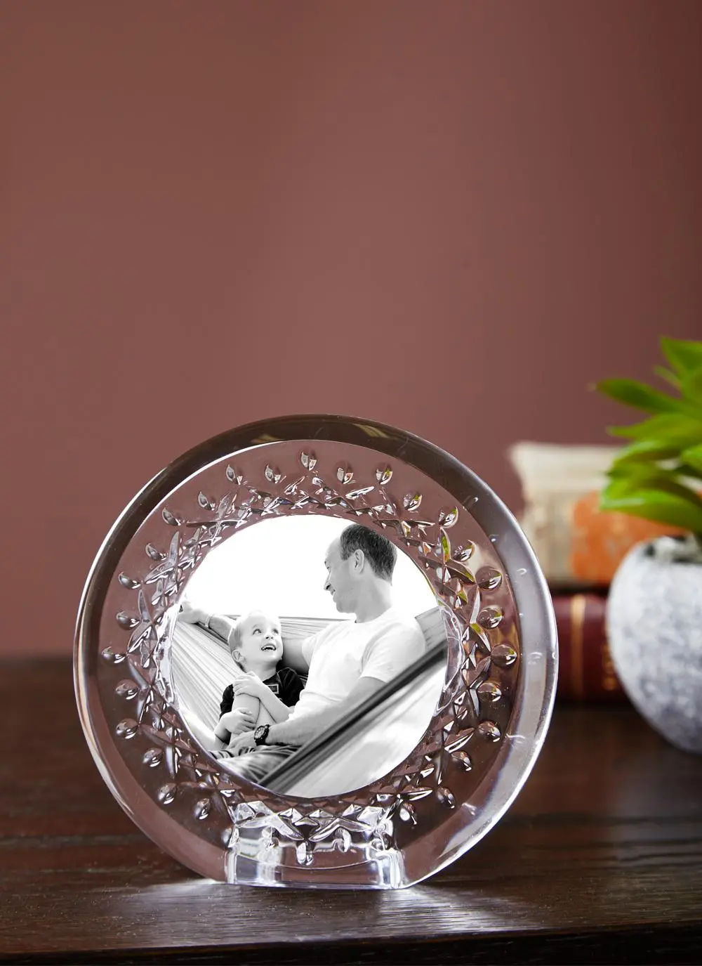 Waterford Crystal Giftology Lismore Round Mini Frame
