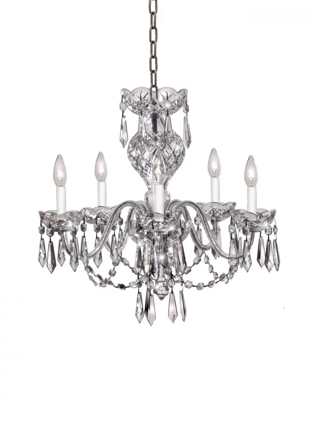 Waterford Crystal Comeragh 5 Arm Chandelier
