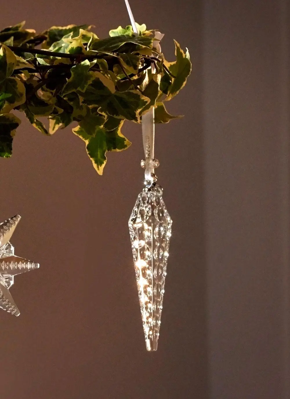 Waterford Crystal Icicle Ornament
