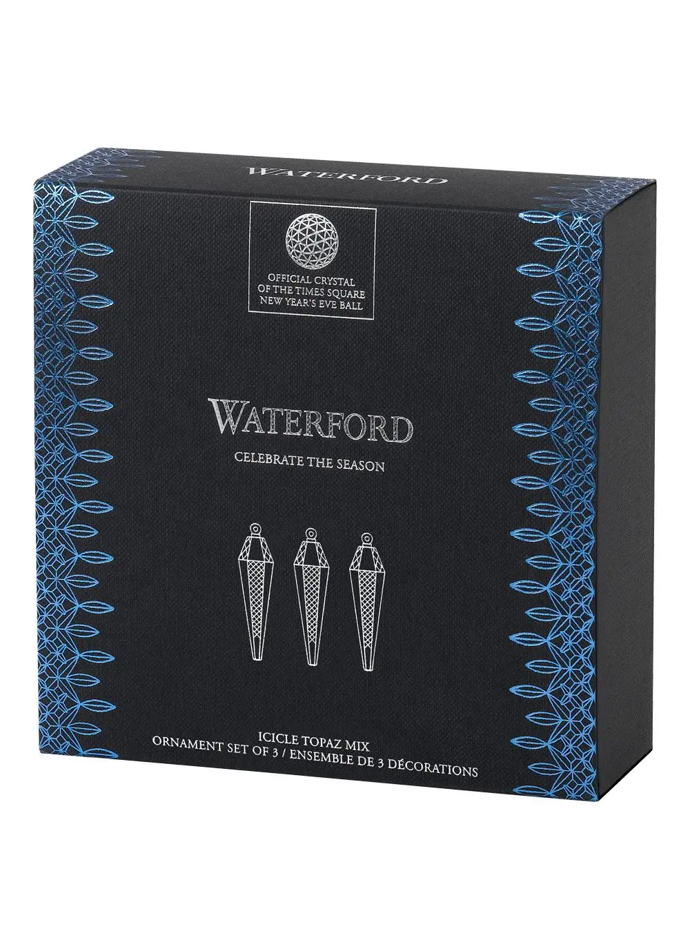 Waterford Crystal Set of 3 Icicle Ornaments