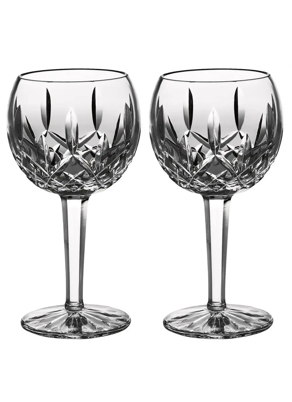 Waterford Crystal Lismore Balloon Wine Pair