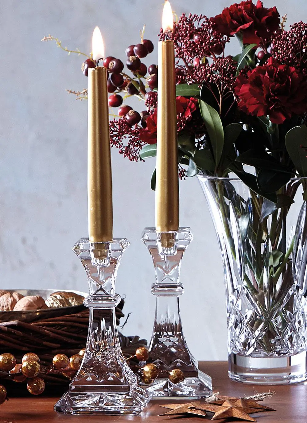 Waterford Crystal Lismore 6'' Candlestick Pair