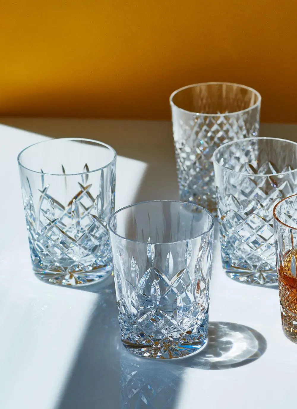 Waterford Crystal Heritage Lismore Connoisseur DOF Tumblers Set of 6