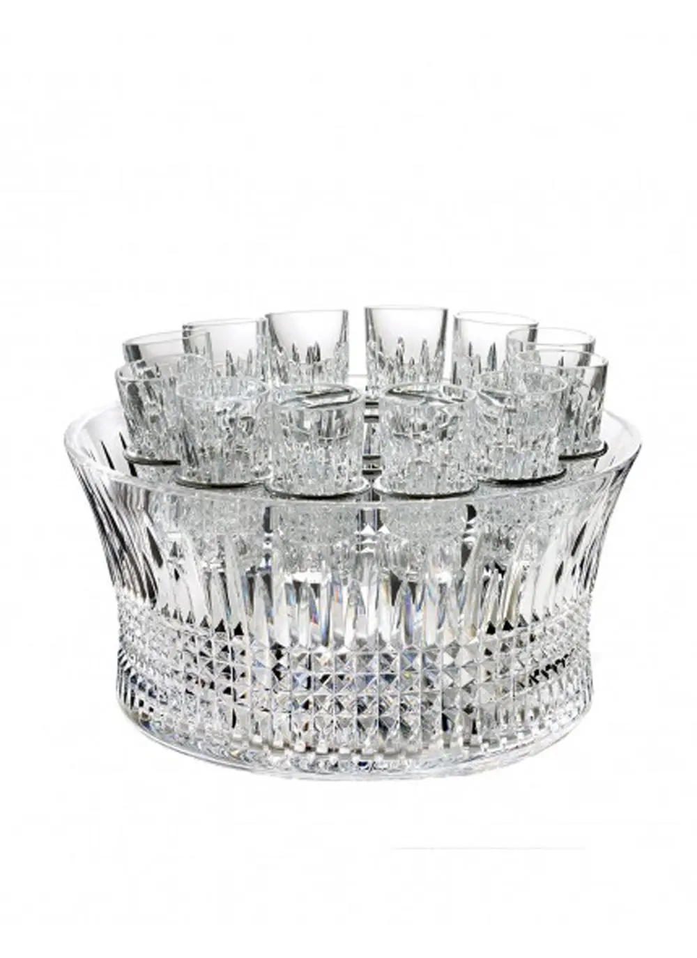 Waterford Crystal Lismore Diamond 12'' Vodka Chill Set