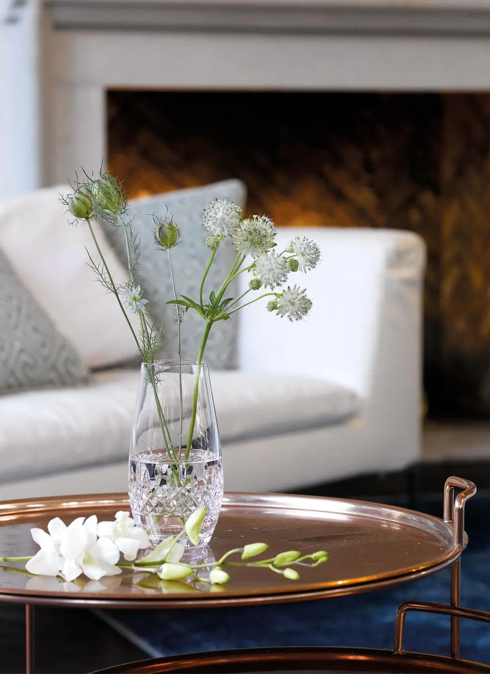 Waterford Crystal Lismore Ogham Mother Bud Vase
