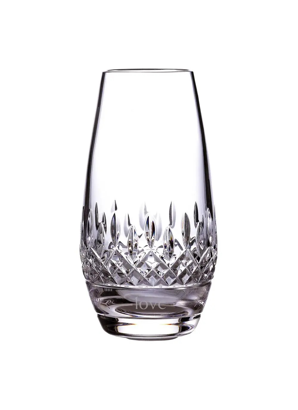 Waterford Crystal Lismore Ogham Love Bud Vase