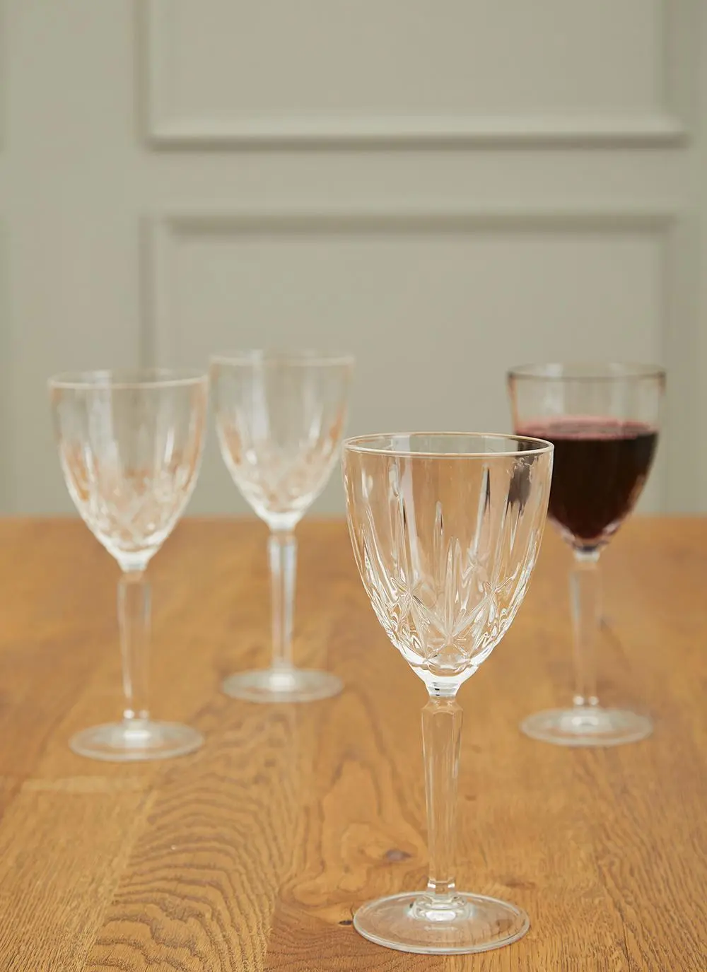 Set of 4 Marquis by Waterford Crystal Wine Glasses/marquis by