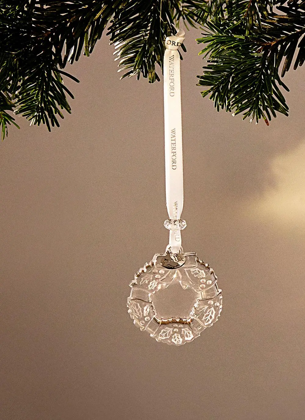 Waterford Crystal Mini Wreath Ornament