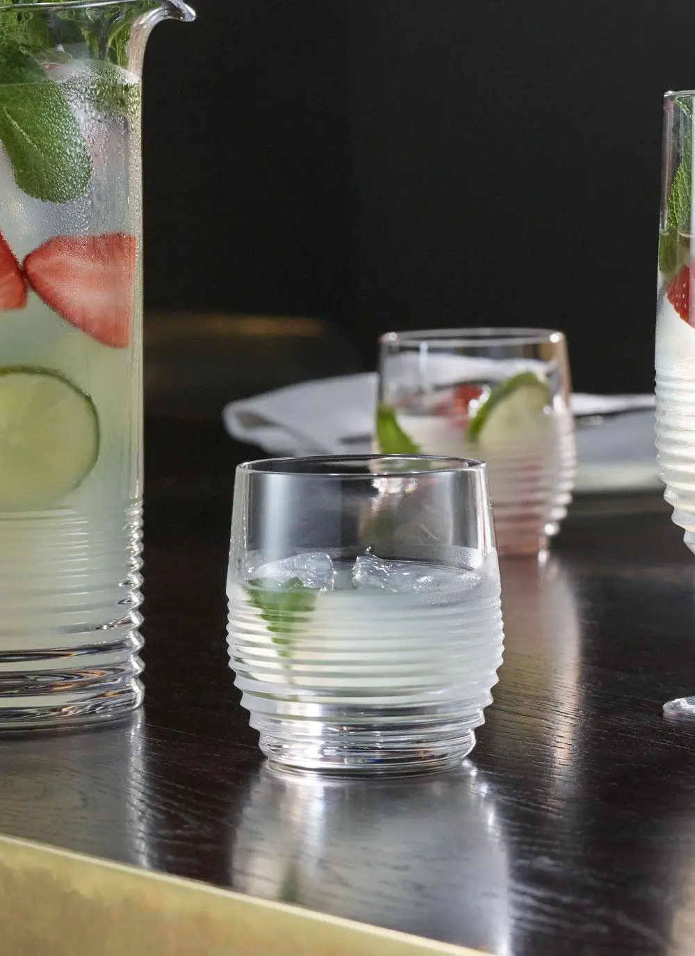 Waterford Crystal Mixology Rum Circon Tumbler Pair