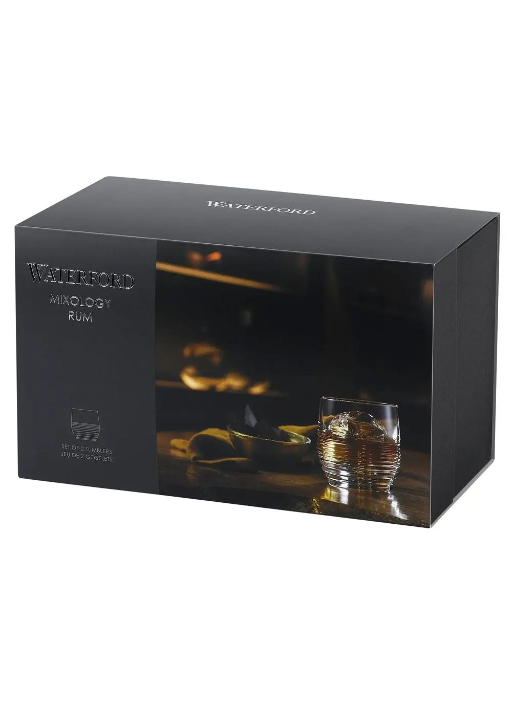 Waterford Crystal Mixology Rum Circon Tumbler Pair