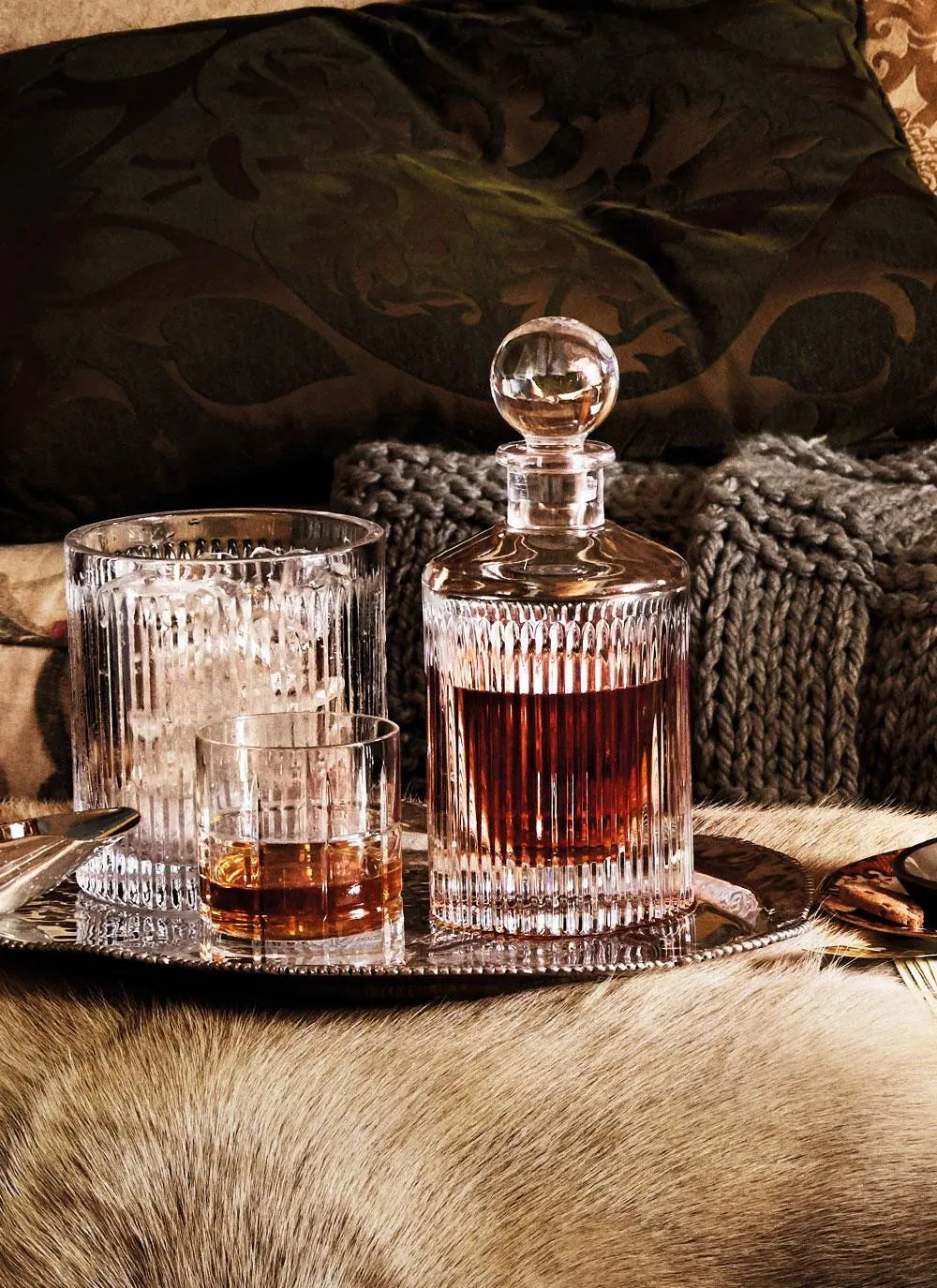 Waterford Crystal Short Stories Aras Round Decanter