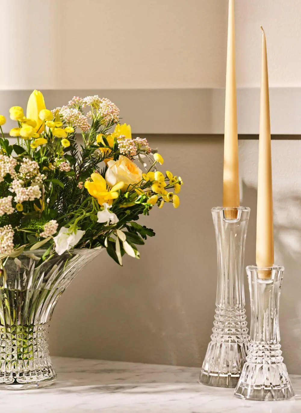 Waterford Crystal Lismore Candlestick Set of 2