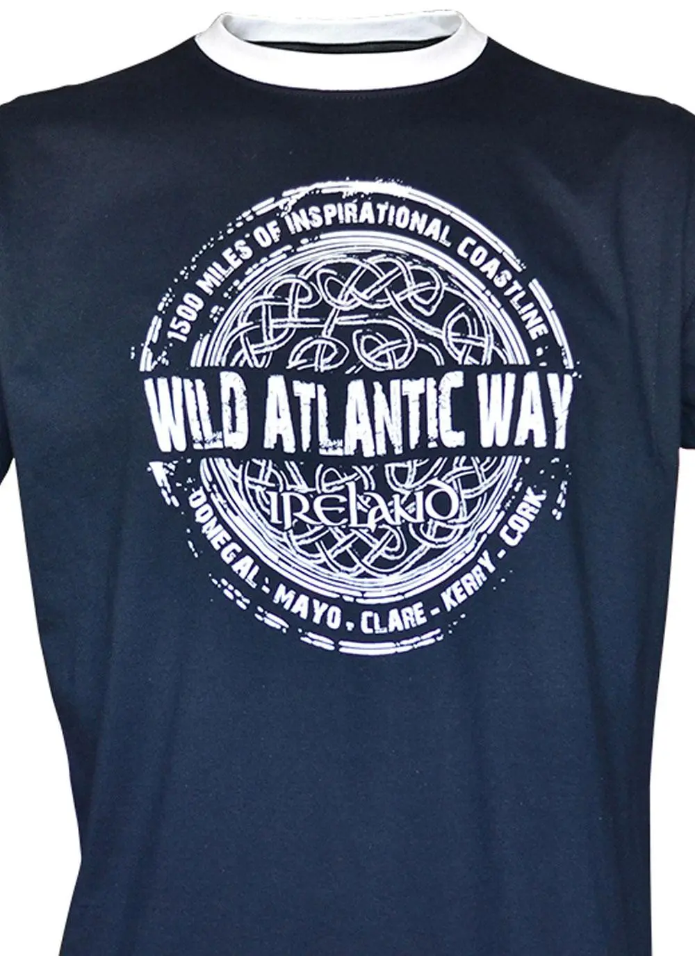 Wild Atlantic Way Navy T-Shirt