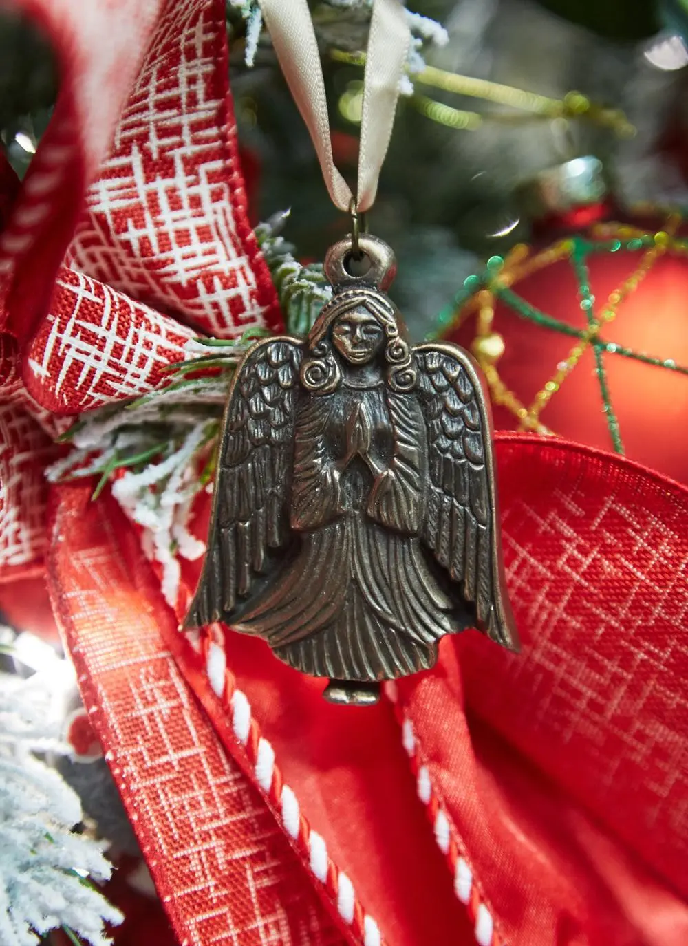 Celtic Angel Bronze Ornament