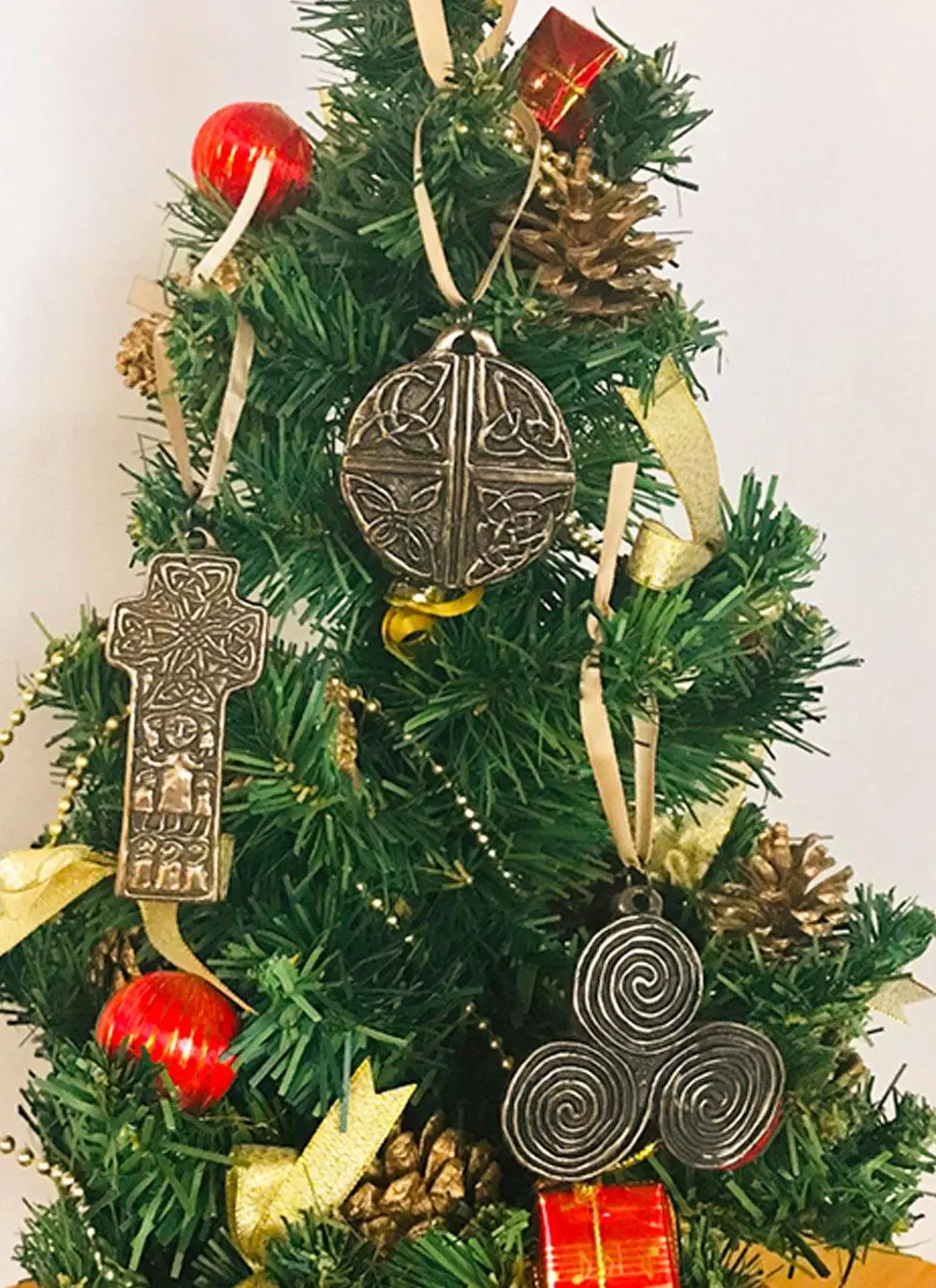 Triple Spiral Bronze Decoration