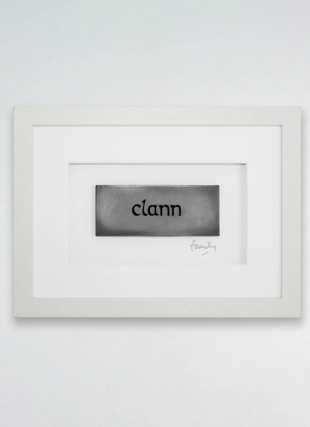 Framed Clann - Family Plaque
