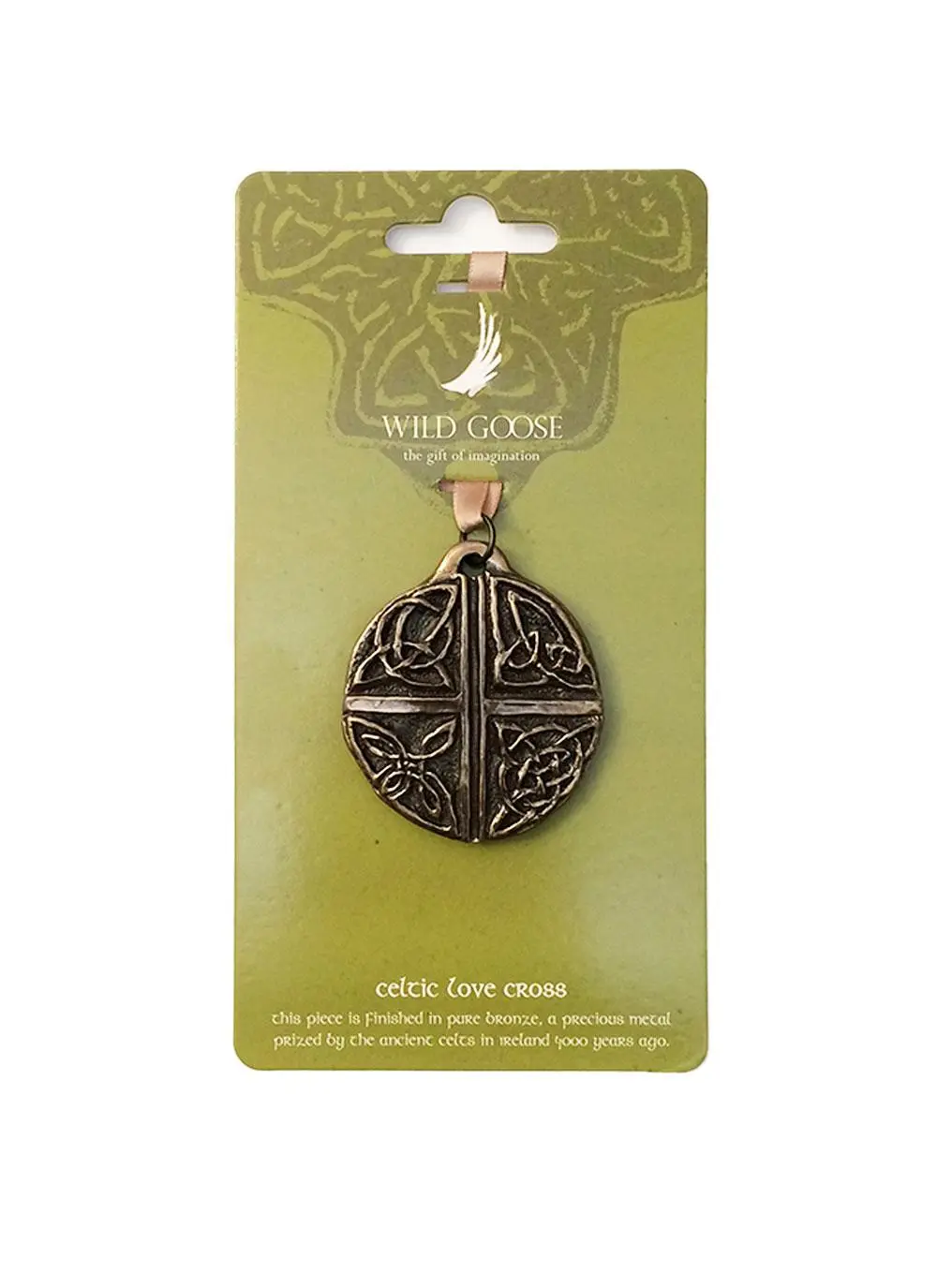 Celtic Love Cross Bronze Ornament