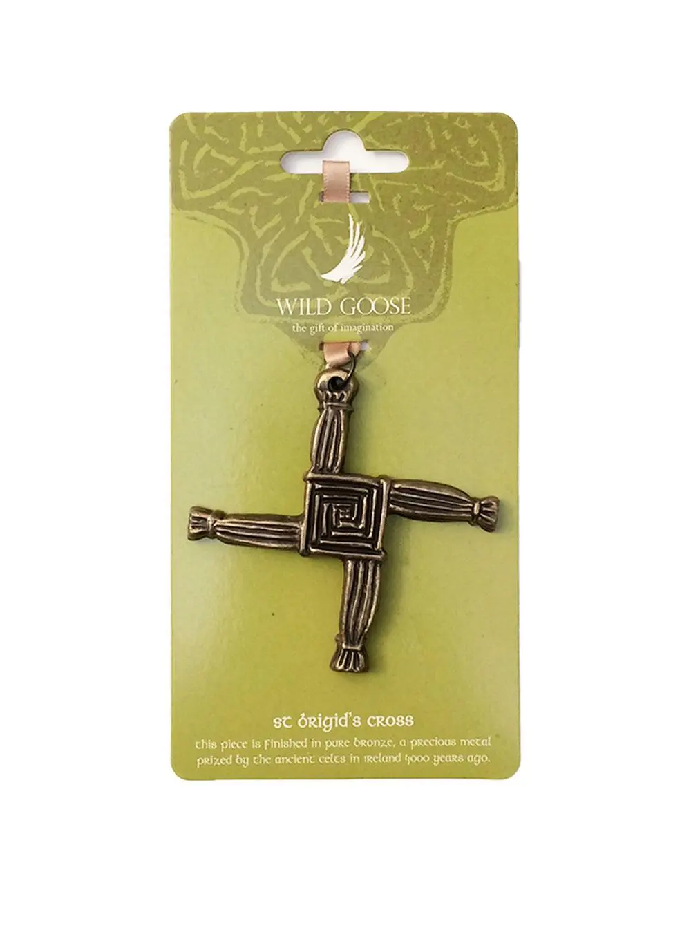 St. Brigid's Cross Bronze Ornament