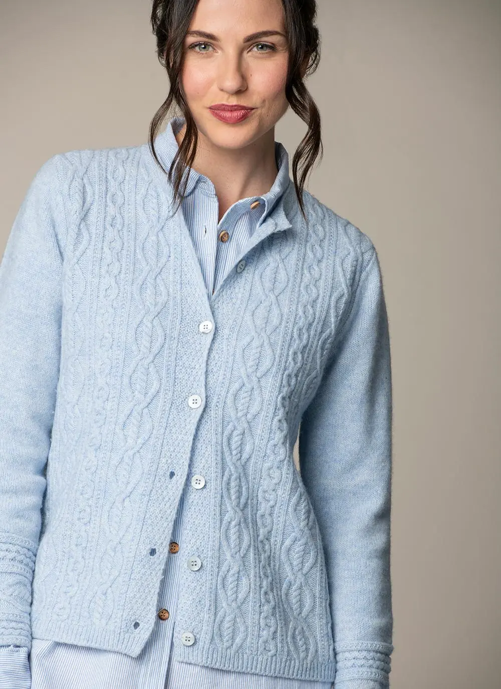 Wool Cashmere Foxrock Cardigan