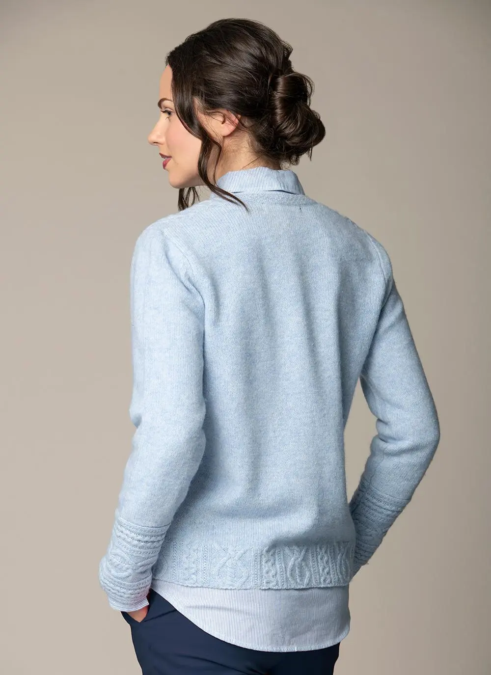 Wool Cashmere Foxrock Cardigan