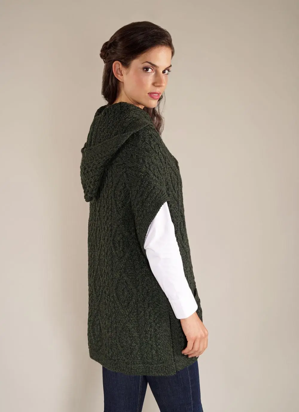 Wool Cape With Buttons