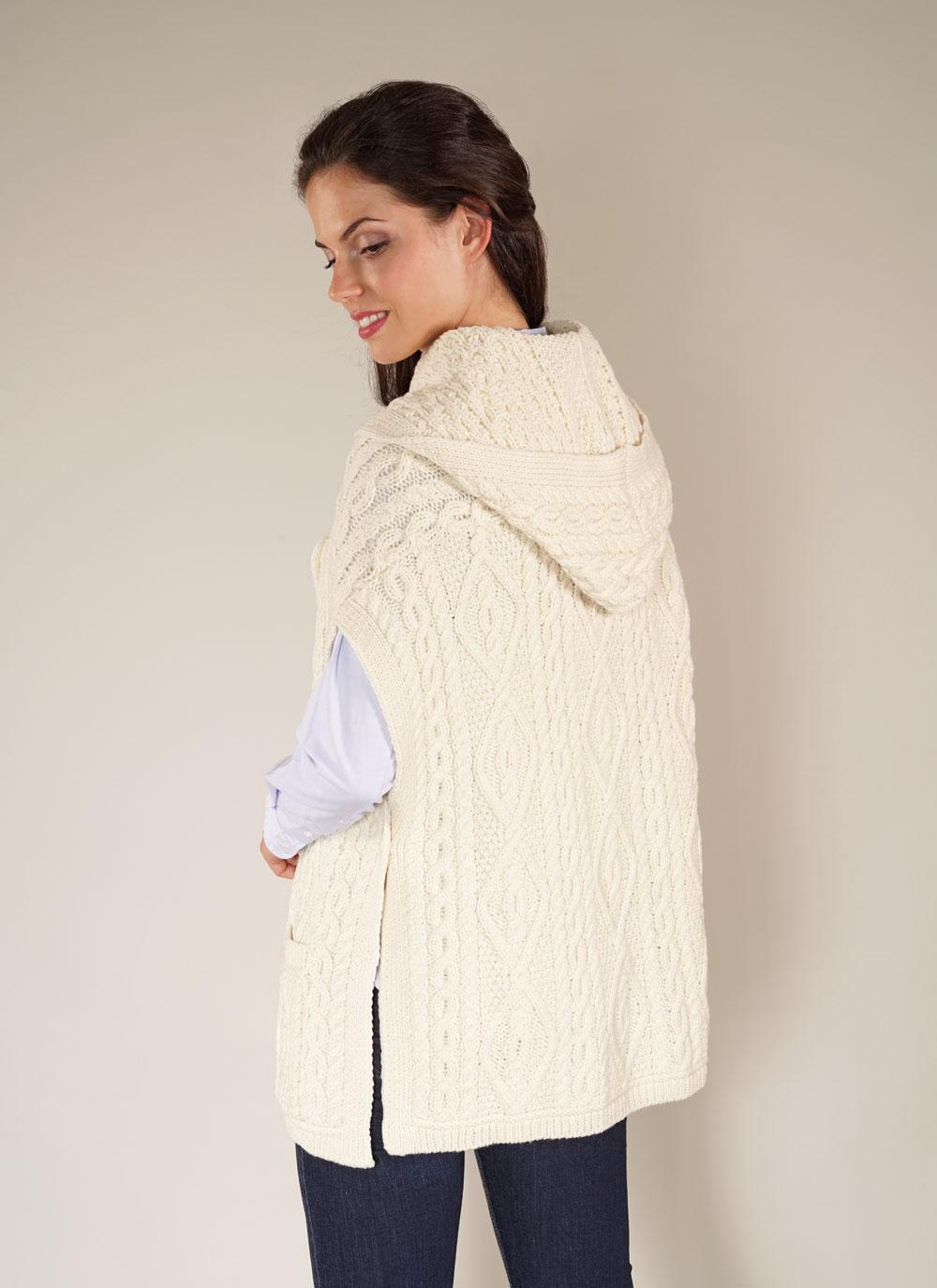 Wool Cape With Buttons | Blarney