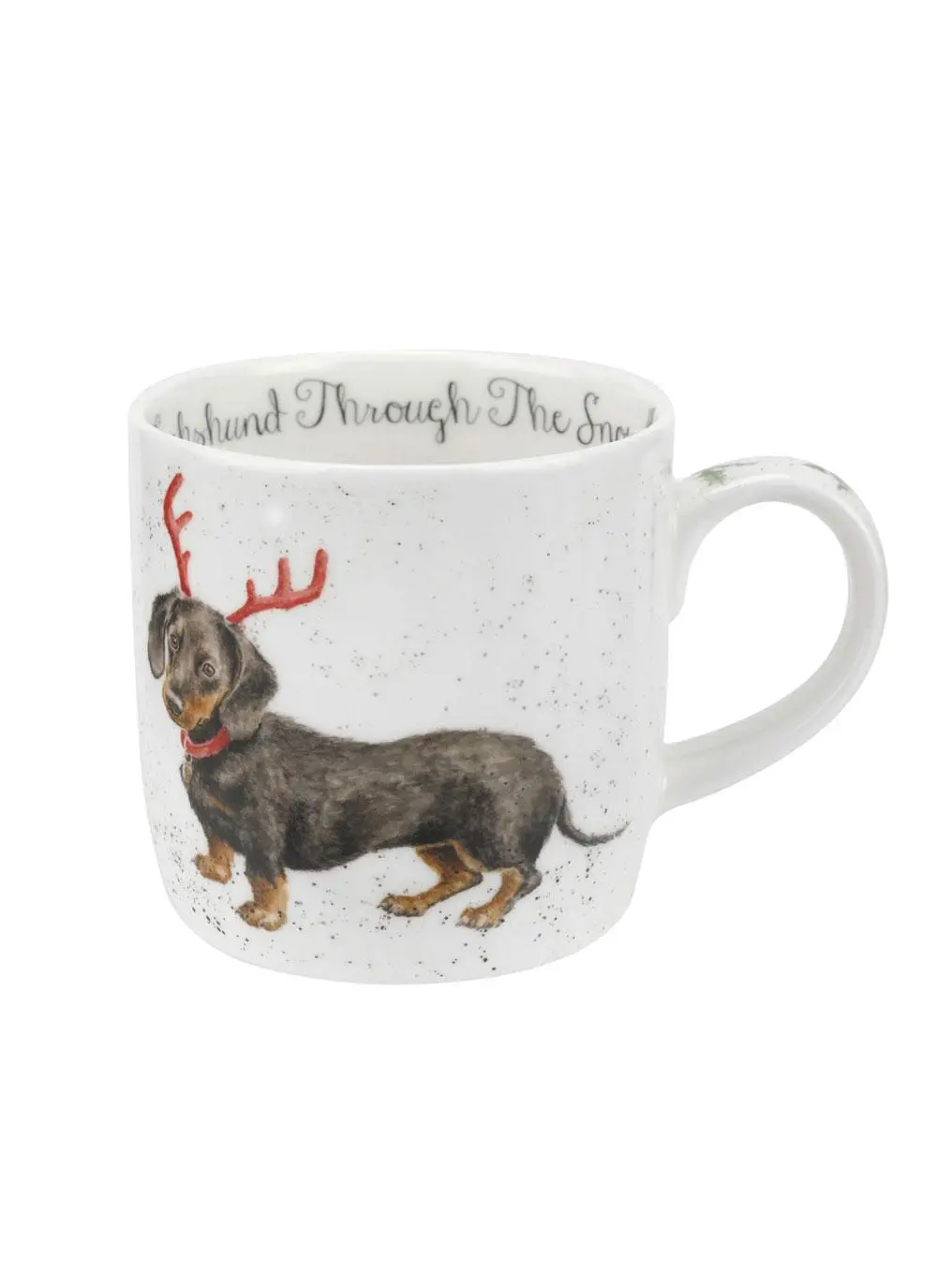 Dashhound Through the Snow Mug