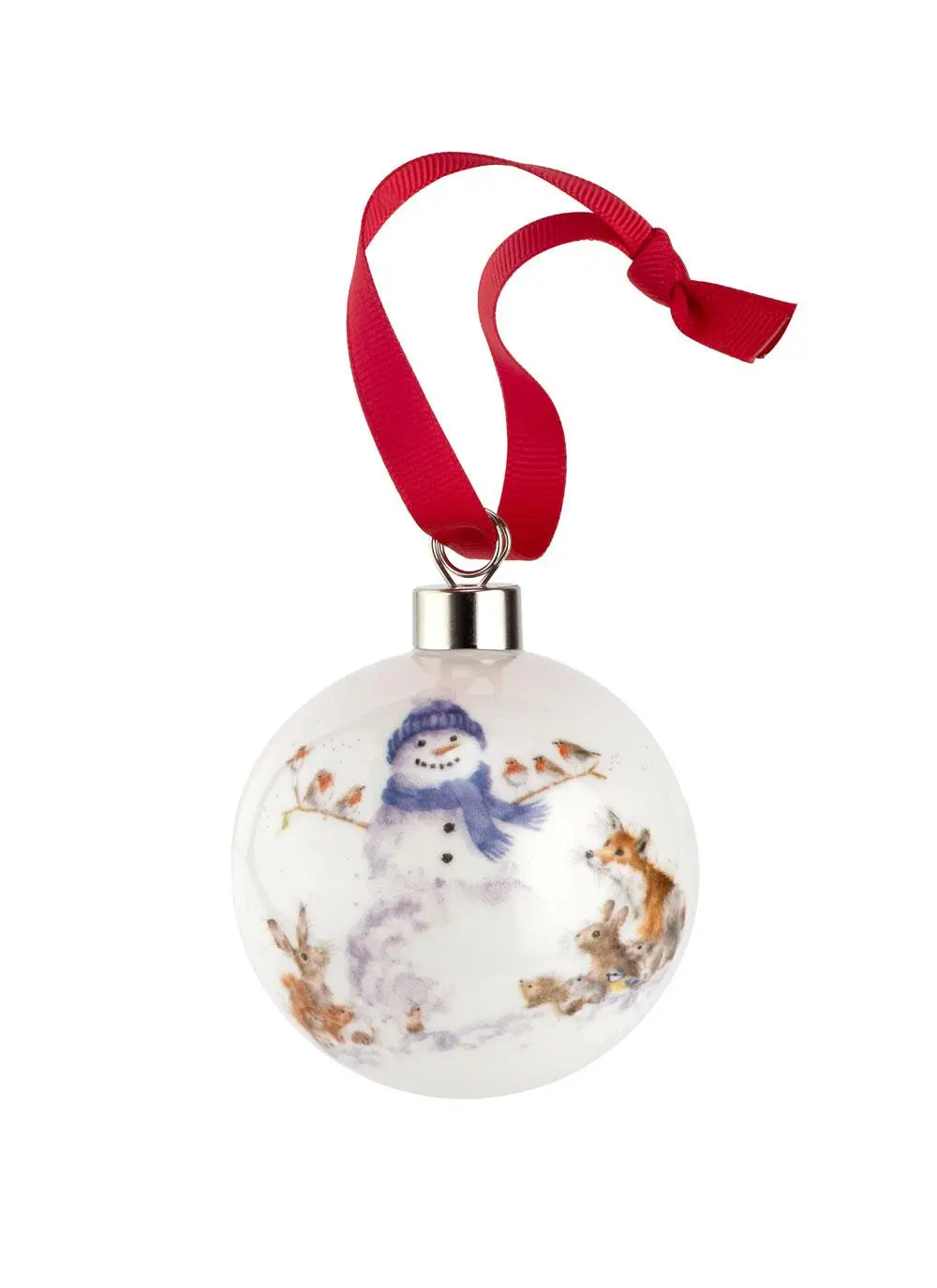 Gathered All Around Snowman Bauble