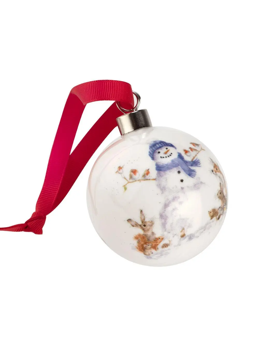 Gathered All Around Snowman Bauble