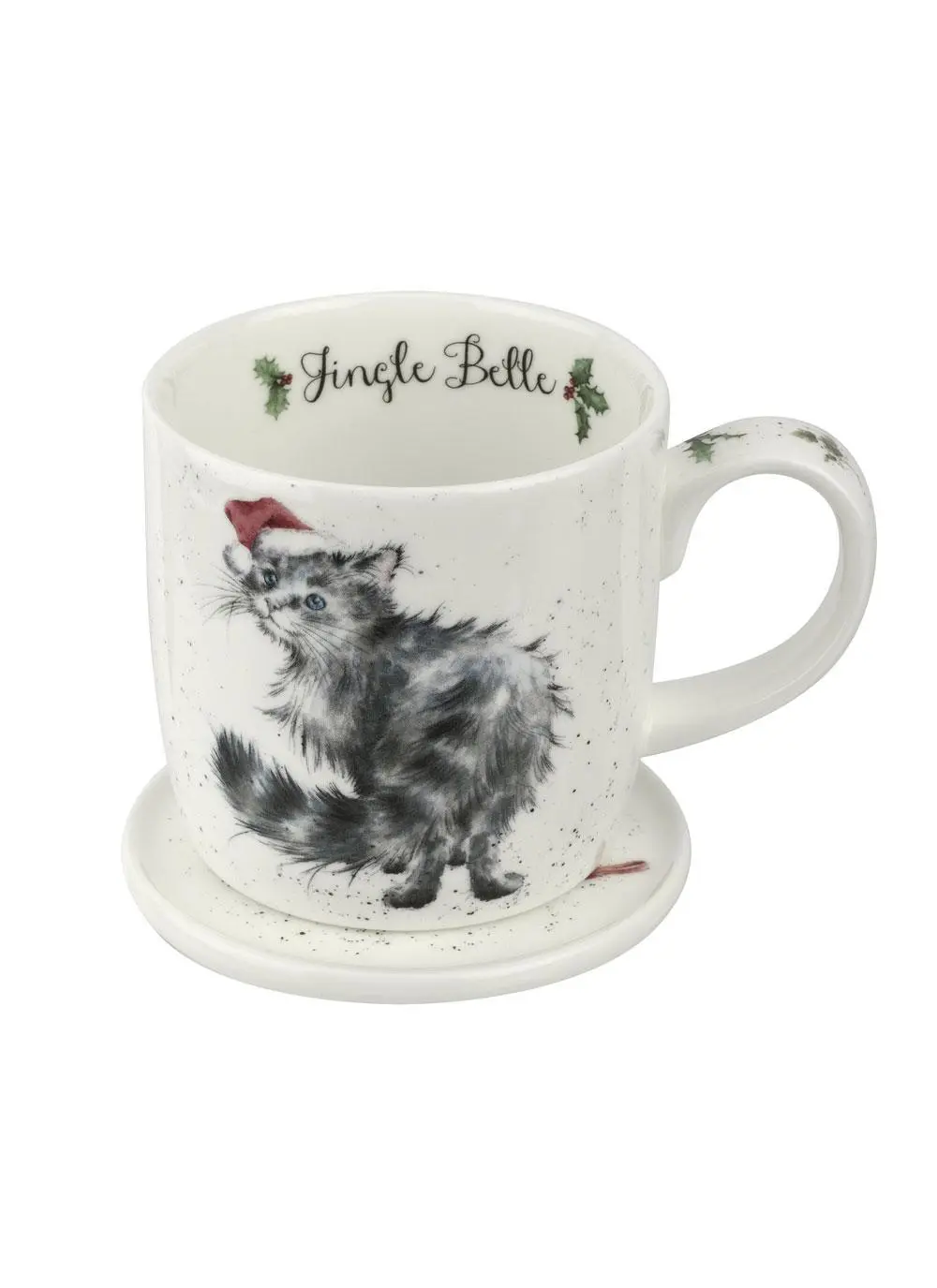 Wrendale Designs Jingle Belle Mug & Coaster Set