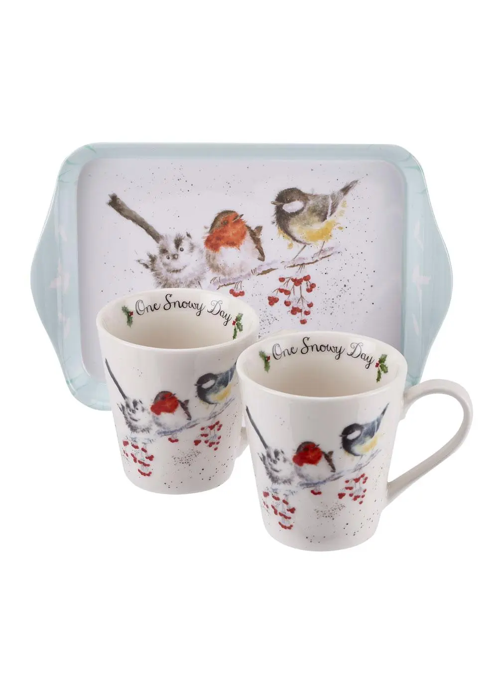 Wrendale Designs One Snowy Day Mug & Tray Set