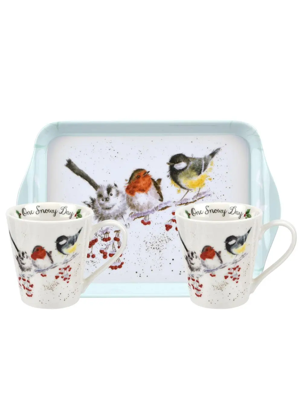Wrendale Designs One Snowy Day Mug & Tray Set