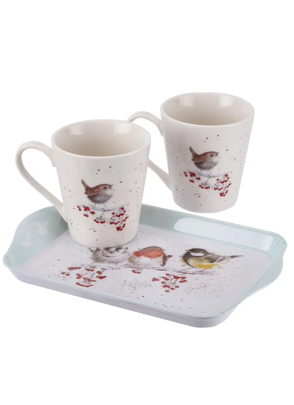Wrendale Designs One Snowy Day Mug & Tray Set